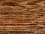 Shabby Chic Gabbeh Lida Beige/Brown Wool Rug - 2'10'' x 4'9''