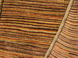 Shabby Chic Gabbeh Lida Beige/Brown Wool Rug - 2'10'' x 4'9''