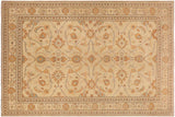 Boho Chic Ziegler Adriane Tan Orange Hand-Knotted Wool Rug - 10'2'' x 14'6''