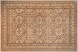 Classic Ziegler Dori Tan Brown Hand-Knotted Wool Rug - 13'11'' x 17'11''