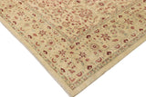 handmade Transitional Kafkaz Chobi Ziegler Tan Red Hand Knotted RECTANGLE 100% WOOL area rug 12 x 19
