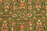 handmade Transitional Kafkaz Chobi Ziegler Green Red Hand Knotted RECTANGLE 100% WOOL area rug 12 x 18