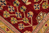 handmade Transitional Kafkaz Chobi Ziegler Green Red Hand Knotted RECTANGLE 100% WOOL area rug 12 x 18