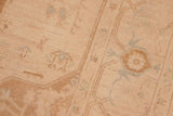 handmade Geometric Kafkaz Chobi Ziegler Brown Tan Hand Knotted RECTANGLE 100% WOOL area rug 6 x 9