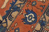 handmade Geometric Kafkaz Chobi Ziegler Beige Rust Hand Knotted RECTANGLE 100% WOOL area rug 9 x 13