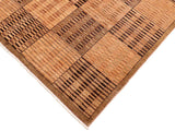 Shabby Chic Gabbeh Suzann Tan/Brown Wool Rug - 7'10'' x 9'8''