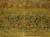 handmade Vintage Rust Blue Hand Knotted RECTANGLE 100% WOOL area rug 10x13