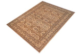 handmade Transitional Kafkaz Chobi Ziegler Ivory Ivory Hand Knotted RECTANGLE 100% WOOL area rug 12 x 19