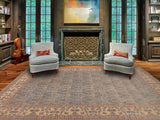 handmade Transitional Kafkaz Chobi Ziegler Lt. Green Lt. Green Hand Knotted RECTANGLE 100% WOOL area rug 12 x 18
