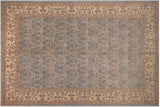 Boho Chic Ziegler Oneida Green Hand-Knotted Wool Rug - 12'0'' x 18'0''
