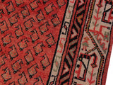 handmade Geometric Persian Pink Ivory Hand Knotted RUNNER 100% WOOL area rug 3x10