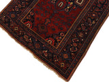 handmade Geometric Kafkaz Red Blue Hand Knotted RECTANGLE 100% WOOL area rug 5x7
