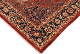 handmade Geometric Kafkaz Chobi Ziegler Rust Blue Hand Knotted RECTANGLE 100% WOOL area rug 9 x 11
