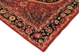 handmade Geometric Kafkaz Chobi Ziegler Rust Blue Hand Knotted RECTANGLE 100% WOOL area rug 9 x 12