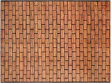Contemporary Gabbeh Kayleen Black/Beige Wool Rug - 5'10'' x 9'2''