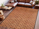 Contemporary Gabbeh Kayleen Black/Beige Wool Rug - 5'10'' x 9'2''
