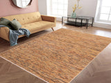 Boho Chic Gabbeh Tomoko Tan/Beige Wool Rug - 6'0'' x 8'8''
