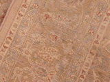 handmade Traditional Kasbeen Taupe Green Hand Knotted RECTANGLE 100% WOOL area rug 6x9