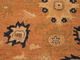 handmade Transitional Kafkaz Rust Lt. Green Hand Knotted RECTANGLE 100% WOOL area rug 8x10