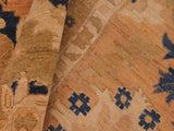 handmade Transitional Kafkaz Rust Lt. Green Hand Knotted RECTANGLE 100% WOOL area rug 8x10