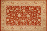 Boho Chic Ziegler Barbar Rust Beige Hand-Knotted Wool Rug - 8'11'' x 12'9''
