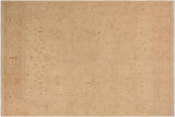 Oriental Ziegler Temeka Beige Tan Hand-Knotted Wool Rug - 9'0'' x 11'11''