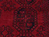 handmade Tribal Biljik Khal Mohammadi Red Black Hand Knotted RECTANGLE 100% WOOL area rug 9 x 12