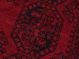 handmade Tribal Biljik Khal Mohammadi Red Black Hand Knotted RECTANGLE 100% WOOL area rug 9 x 12
