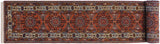 Antique Tribal Sarouk Afghani Vintage Runner