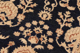 handmade Traditional Kafkaz Chobi Ziegler Blue Brown Hand Knotted RECTANGLE 100% WOOL area rug 8 x 10