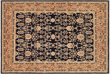 handmade Traditional Kafkaz Chobi Ziegler Blue Brown Hand Knotted RECTANGLE 100% WOOL area rug 8 x 10