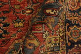 handmade Geometric Kafkaz Chobi Ziegler Rust Blue Hand Knotted RECTANGLE 100% WOOL area rug 4 x 6