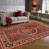 handmade Geometric Kafkaz Chobi Ziegler Red  Hand Knotted RECTANGLE 100% WOOL area rug 9 x 12