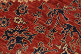 handmade Geometric Kafkaz Chobi Ziegler Red  Hand Knotted RECTANGLE 100% WOOL area rug 9 x 12