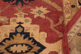 handmade Traditional Kafkaz Chobi Ziegler Rust Lt. Green Hand Knotted RECTANGLE 100% WOOL area rug 9 x 12