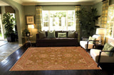 handmade Traditional Kafkaz Chobi Ziegler Green Brown Hand Knotted RECTANGLE 100% WOOL area rug 9 x 12