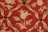 handmade Transitional Kafkaz Chobi Ziegler Red Black Hand Knotted RECTANGLE 100% WOOL area rug 10 x 14
