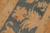 handmade Traditional Kafkaz Chobi Ziegler Tan Lt. Blue Hand Knotted RECTANGLE 100% WOOL area rug 10 x 14