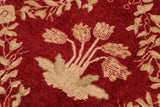 handmade Transitional Kafkaz Chobi Ziegler Red Gold Hand Knotted RECTANGLE 100% WOOL area rug 10 x 14