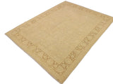 handmade Traditional Kafkaz Lt. Tan Lt. Brown Hand Knotted RECTANGLE 100% WOOL area rug 9x12