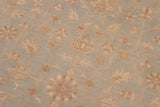 handmade Traditional Kafkaz Chobi Ziegler Lt. Blue Lt. Brown Hand Knotted RECTANGLE 100% WOOL area rug 9 x 11