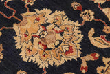 handmade Traditional Kafkaz Chobi Ziegler Navy Red Hand Knotted RECTANGLE 100% WOOL area rug 9 x 11
