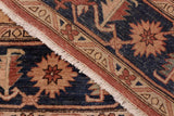 handmade Geometric Heriz Rust Blue Hand Knotted RECTANGLE 100% WOOL area rug 9 x 12