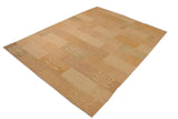 handmade Transitional Kafkaz Chobi Ziegler Tan Brown Hand Knotted RECTANGLE 100% WOOL area rug 10 x 13