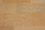 handmade Transitional Kafkaz Chobi Ziegler Tan Brown Hand Knotted RECTANGLE 100% WOOL area rug 10 x 13