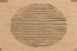 handmade Transitional Kafkaz Chobi Ziegler Tan Green Hand Knotted RECTANGLE 100% WOOL area rug 10 x 14
