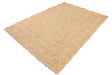 handmade Traditional Kafkaz Chobi Ziegler Tan Brown Hand Knotted RECTANGLE 100% WOOL area rug 10 x 14