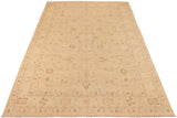 handmade Traditional Kafkaz Chobi Ziegler Tan Brown Hand Knotted RECTANGLE 100% WOOL area rug 10 x 14