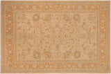 Boho Chic Ziegler Carolin Tan Rust Hand-Knotted Wool Rug - 9'11'' x 13'5''