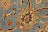handmade Traditional Kafkaz Chobi Ziegler Blue Brown Hand Knotted RECTANGLE 100% WOOL area rug 8 x 10